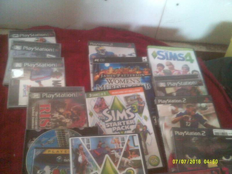 PLAY STATION GAMES , NINTENDO , AND COMPUTER GAMES