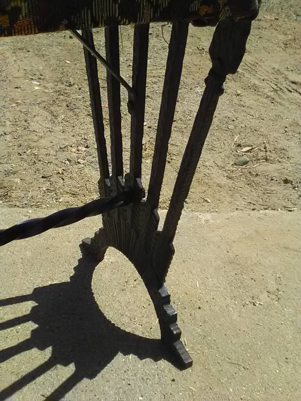 lot 12 image: CAST IRON BENCH