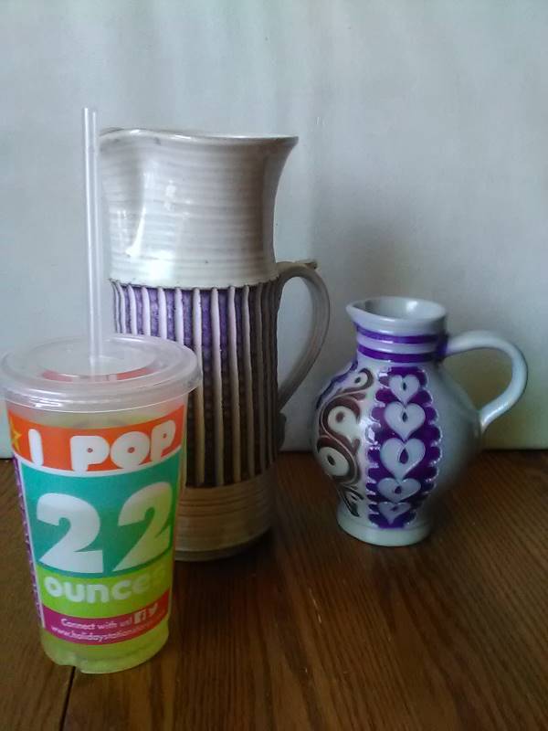 lot 78 image: HANDCRAFTED PITCHERS