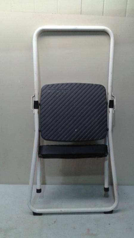 lot 28 image: Two Step Folding Stool, Used