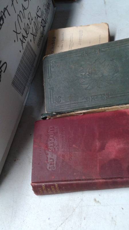 lot 55 image: Lot Of Antique Books, Show A Lot Of Wear