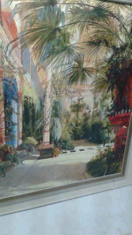 lot 73 image: Large Framed Painting, A Few Minor Wear Marks