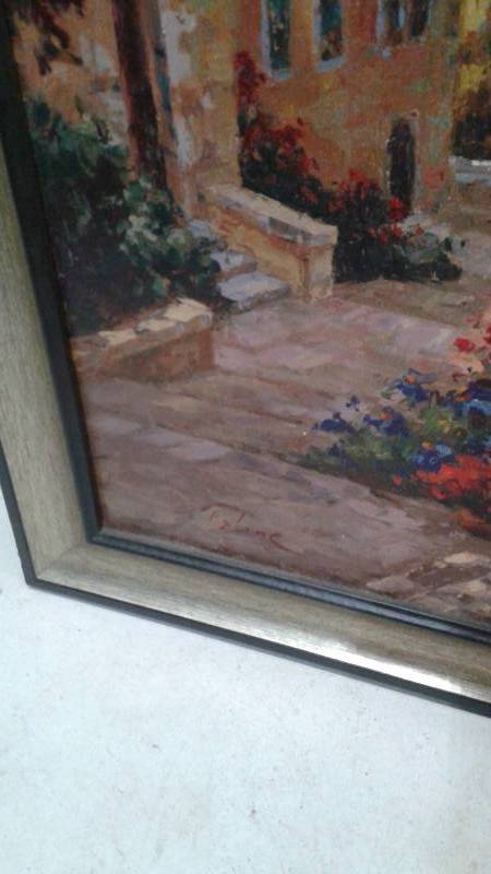 lot 74 image: Large Framed Painting
