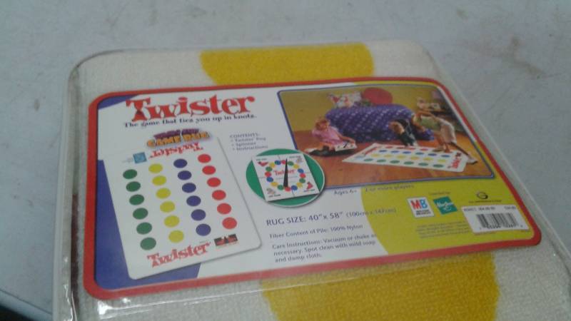 lot 81 image: Twister Game Rug, Some Slight Discoloration