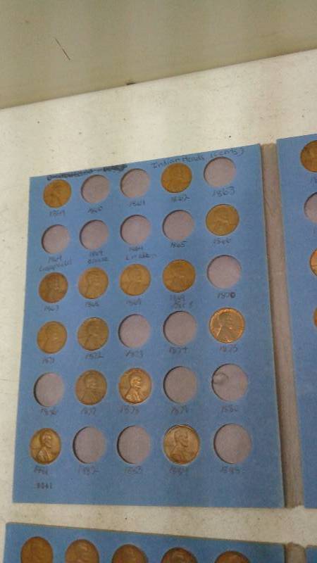 lot 90 image: Large Lot Of Lincoln Wheat Pennies, Most Years, Some Uncirculated