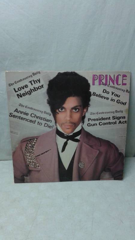 lot 109 image: 12 Prince Vinyl LP Record Cover May Show Wear, Record In Good Condition - Controversy