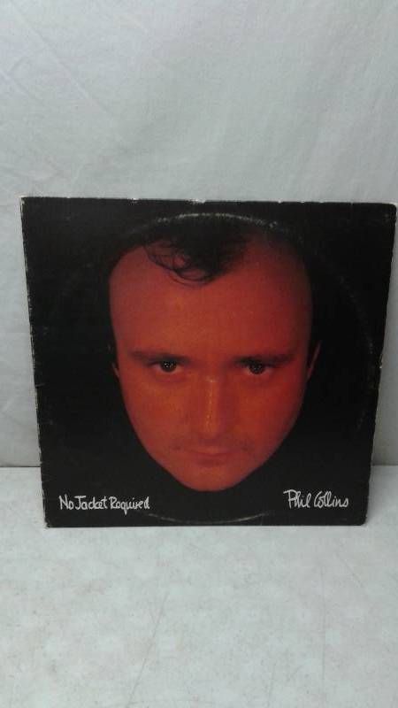 lot 131 image: 12 Vinyl LP Record, Cover May Show Wear, Record In Good Condition - Phil Collins No Jacket Required