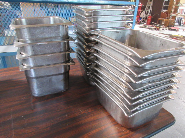 STAINLESS STEEL STEAM PANS