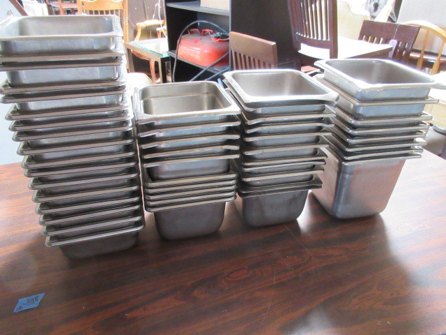 STAINLESS STEEL STEAM PANS