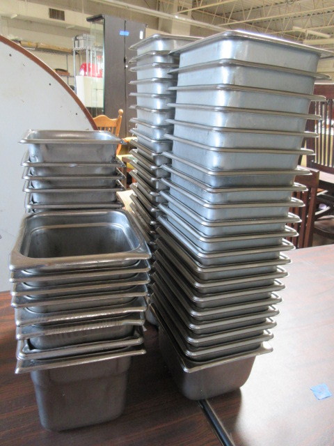 STAINLESS STEEL STEAM PANS