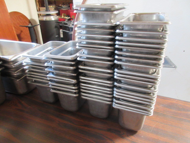 STAINLESS STEEL STEAM PANS