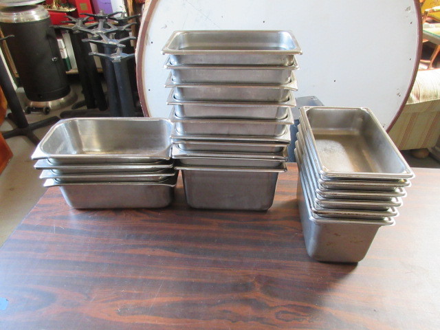 STAINLESS STEEL STEAM PANS