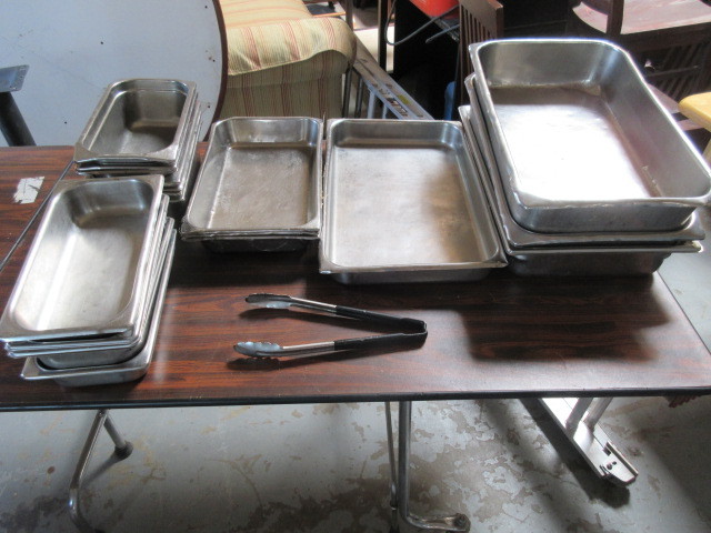 STAINLESS STEEL STEAM PANS