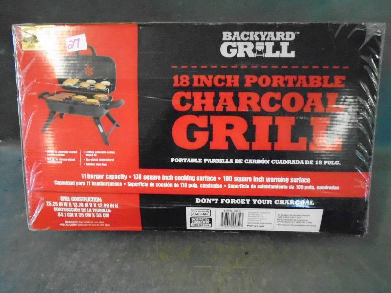 lot 27 image: 18 Portable Grill