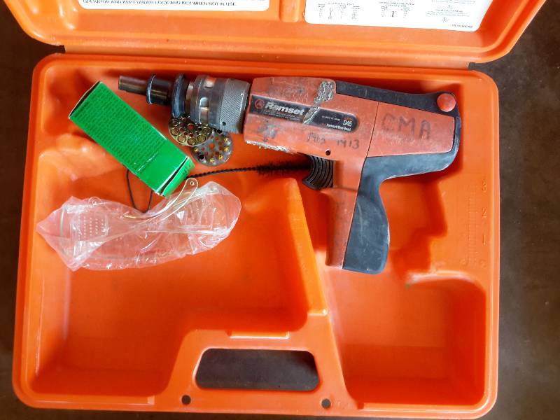 lot 26 image: Ramset Redhead D45 Powder Actuated Fastening Tool WITH CASE