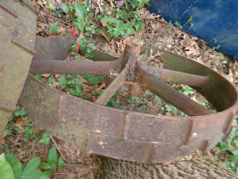 Cast Iron Tractor Wheels (2)