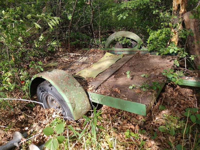 ALLEN 5105 Farm TrailerScrap (Green)