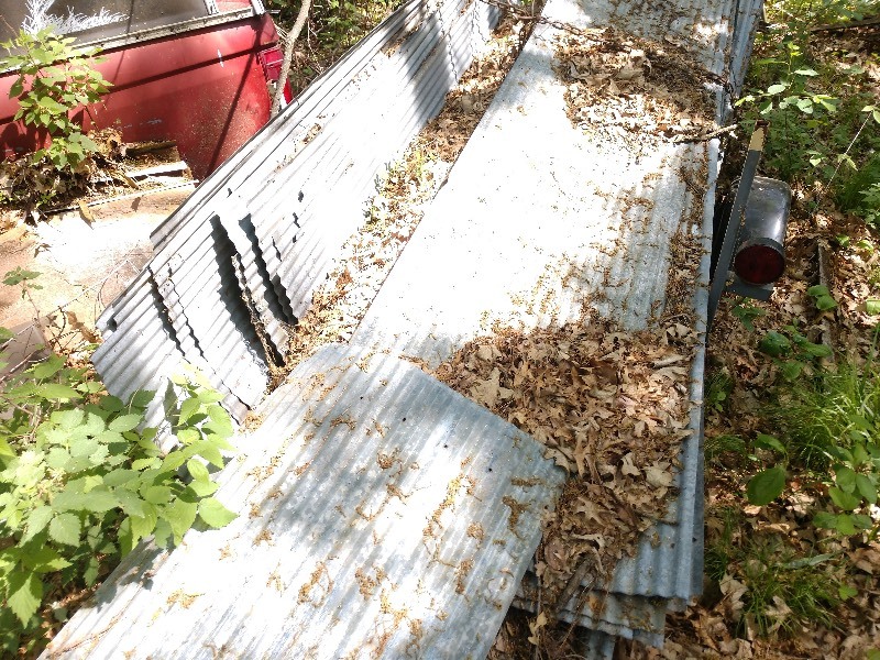 Galvanized Tin (Approximately 50 Sheets)
