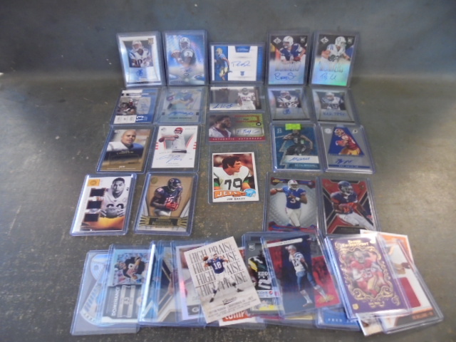 lot 18 image: Autographed Football Cards and More