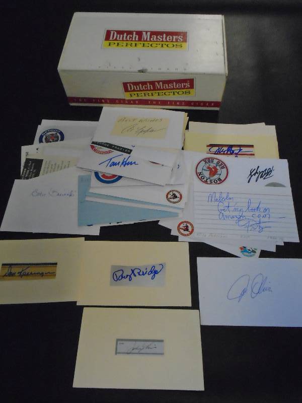 lot 31 image: Index Cards Signatures