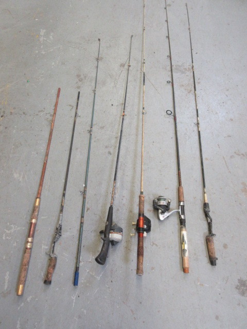 FISHING RODS AND REELS
