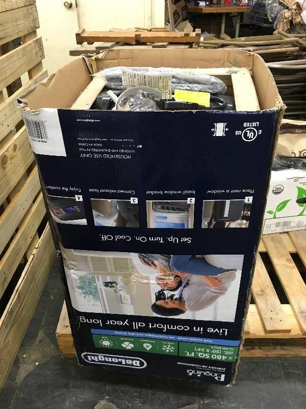 lot 279 image: Delonghi Pacan125HPEKC Portable Air Conditioner, Retail $399.99