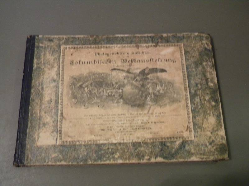 1893 Worlds Fair Art & Scientific Literature Book in German