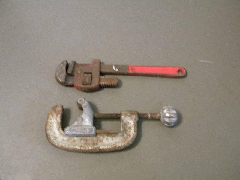 Ridgid Pipe Cutter & Pipe Wrench