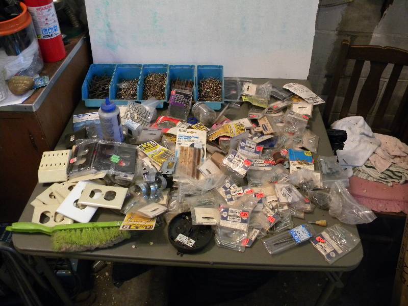 Mixed Items-- Hardware,Electrical,Bins and others.