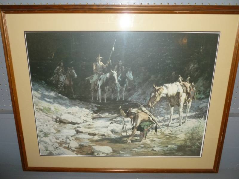 lot 1 image: Howard Terpning Print