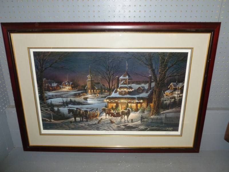 lot 2 image: Terry Redlin Print