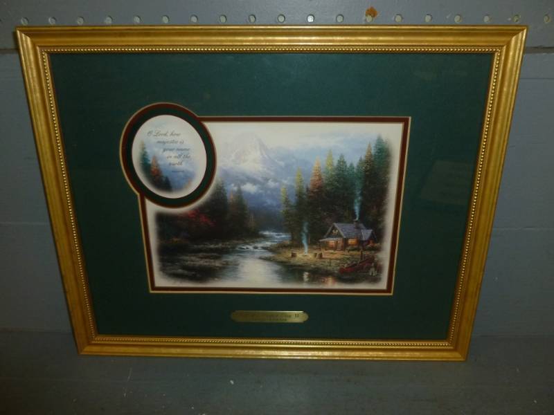 lot 54 image: Thomas Kinkade Print