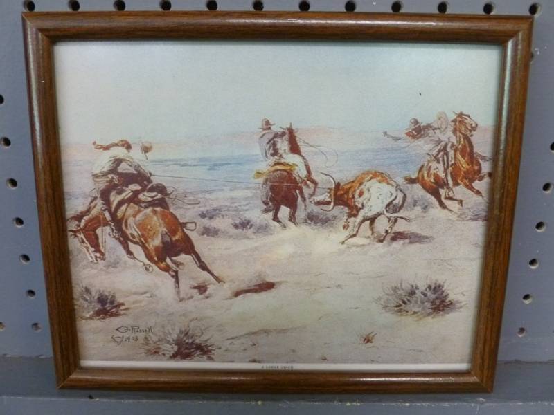 lot 65 image: C.M Russell Print