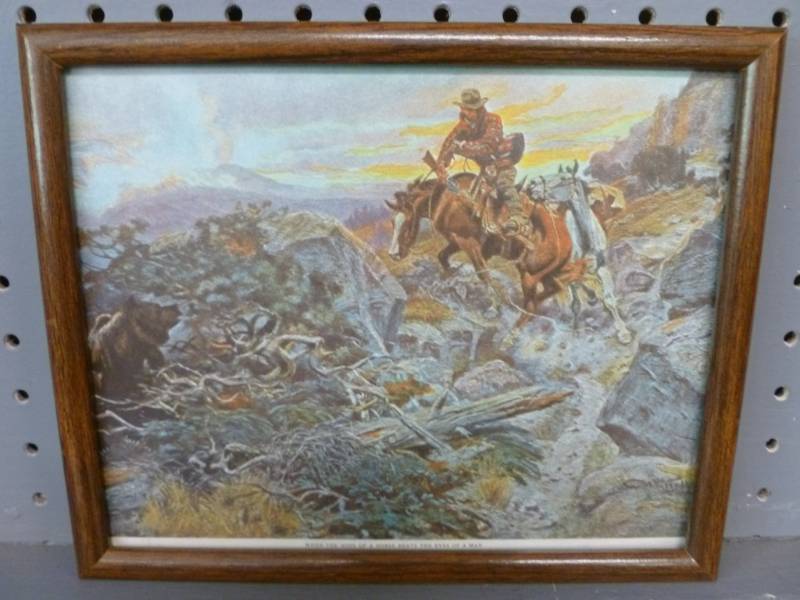 lot 66 image: C.M Russell Print