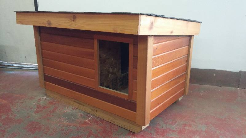 lot 2 image: Custom Cedar Dog House - Insulated