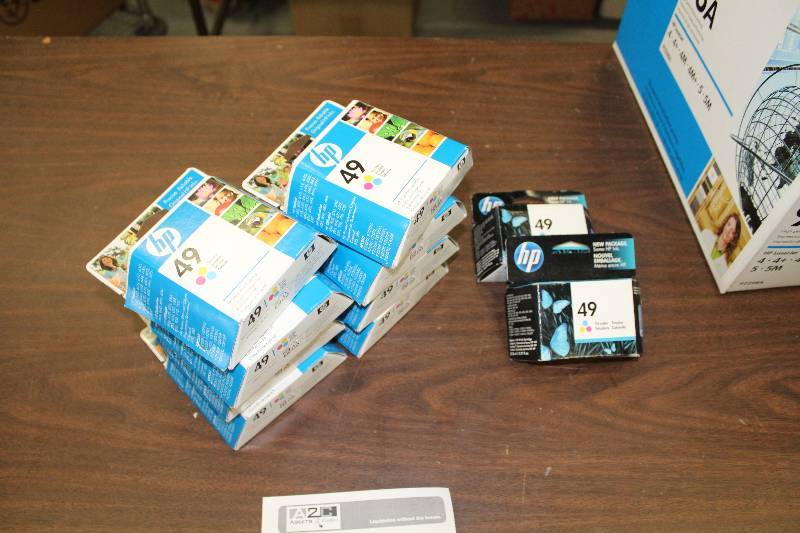 lot 173 image: Lot of (18) HP 49 Print Cartridges