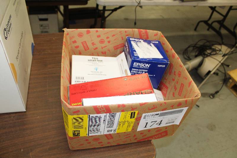 lot 174 image: Ink, Toner, Imaging Film, 2HD Diskettes, Ribbon Cartridge