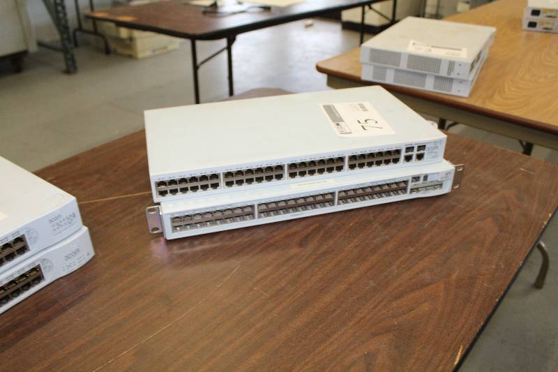 lot 75 image: Lot of (2) 3Com Baseline 2250 Plus 10100Base-XT Switch