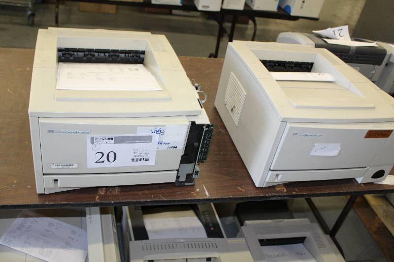 lot 20 image: Lot of (2) HP LaserJet 2100TN,2100 Printers
