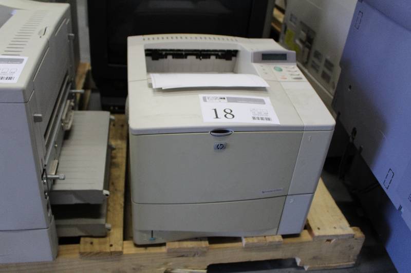 lot 18 image: HP LaserJet 4100dtn Printer