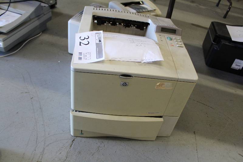 lot 32 image: HP LaserJet 4100tn Printer