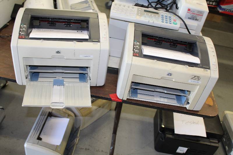 lot 36 image: Lot of (2) HP LaserJet 1022,1022n Printers