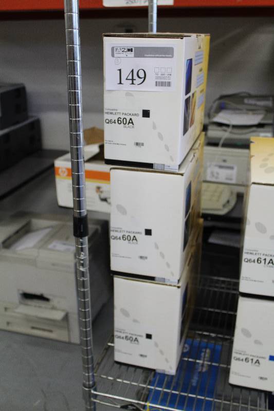 lot 149 image: Lot of (3) HP Color LaserJet Print Cartridge