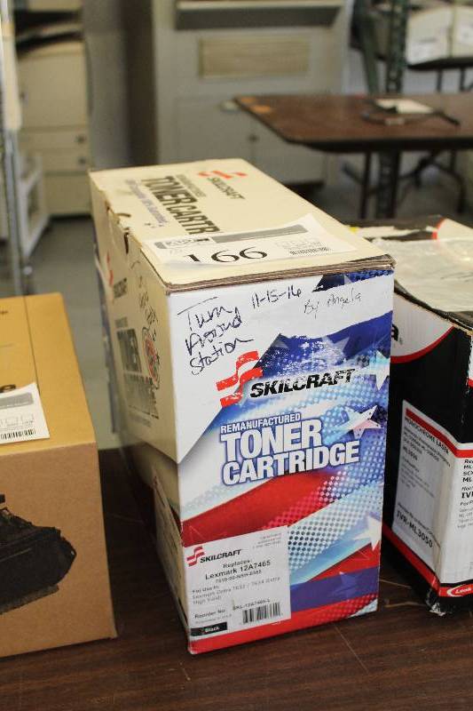 lot 166 image: Skilcraft Remanufactured Lexmark Extra High Yield Toner