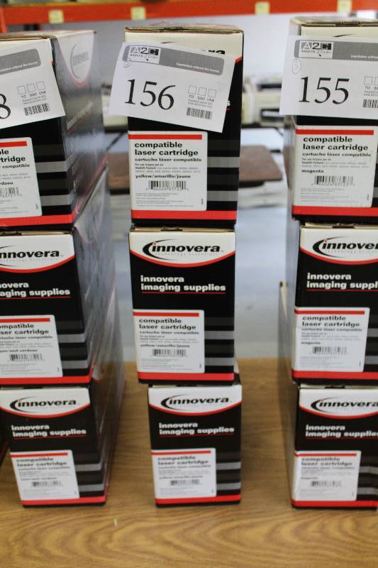 lot 156 image: Lot of (3) Innovera HP Color LaserJet Print Cartridge