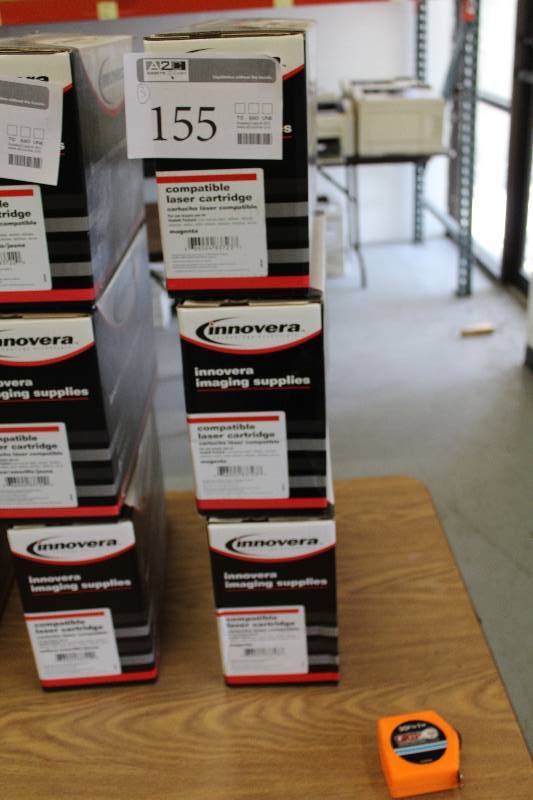 lot 155 image: Lot of (3) Innovera HP Color LaserJet Print Cartridge