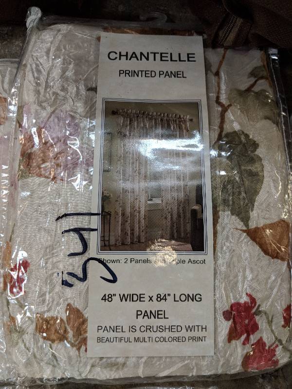 lot 341 image: United Chantelle 48 x 84 Window Panel