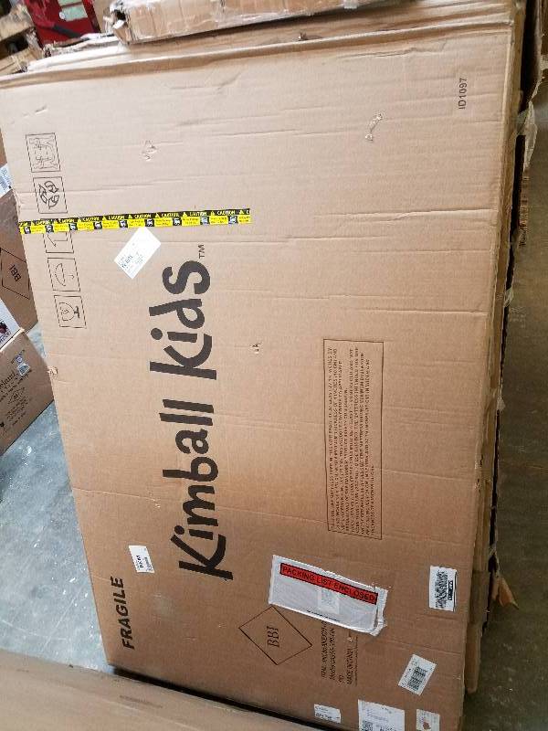 lot 630 image: Kimball Kids Audrey 3-in-1 Convertible Crib (FRAME ONLY)