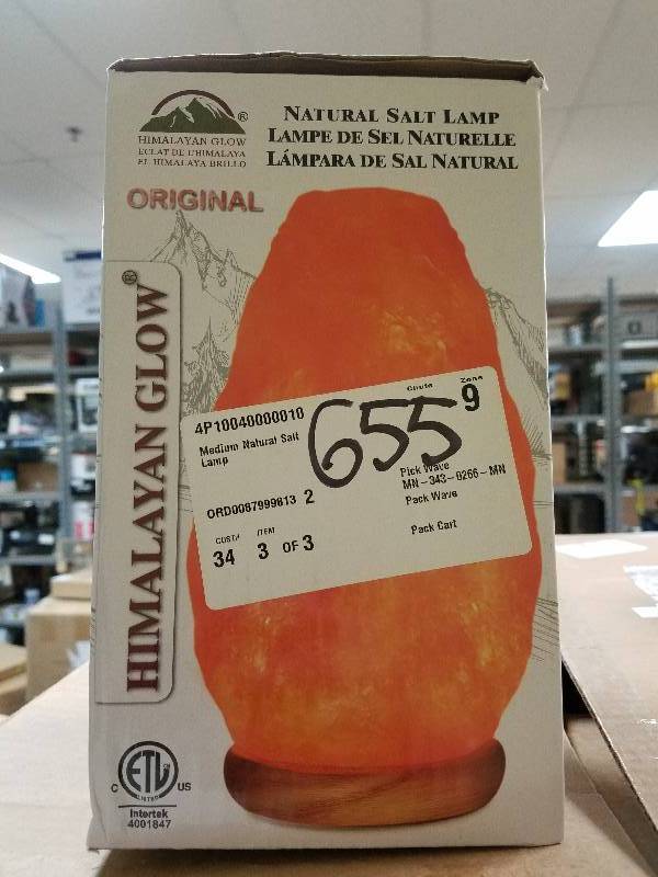 lot 655 image: Himalayan Salt Lamp - Large