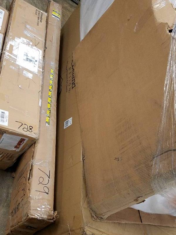 lot 729 image: South Shore Basic Platform Bed - Black Full (FRAME ONLY)